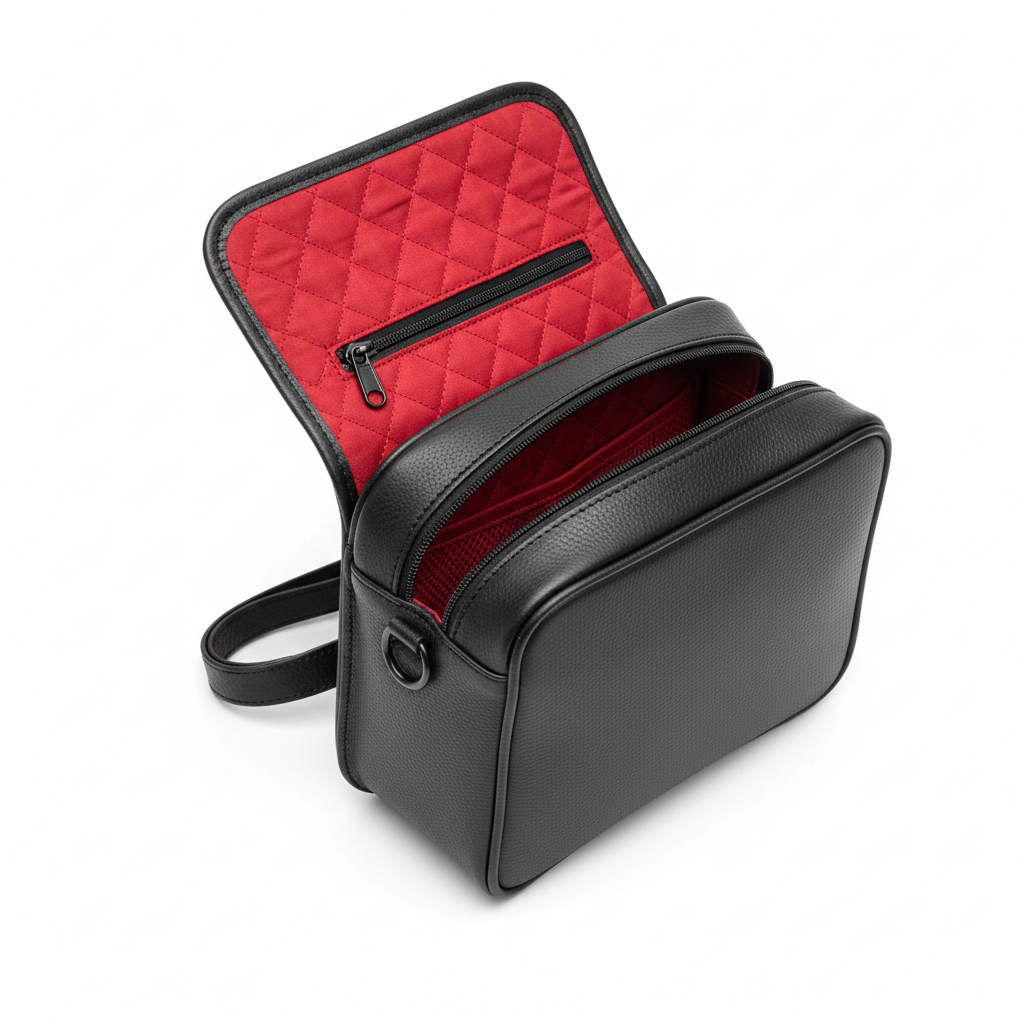 Custom Mini LX Saddlebag – Interior Detail