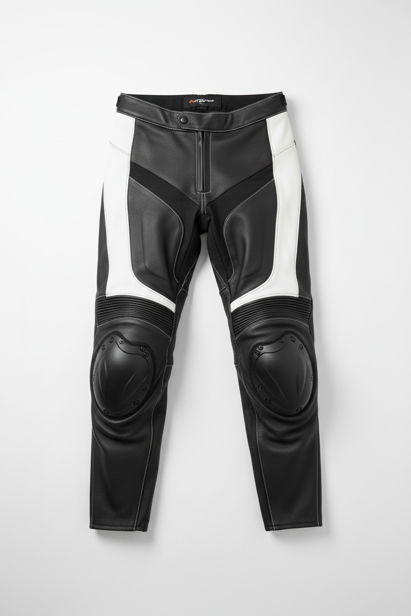 Leather Riding Pants - Flat Lay