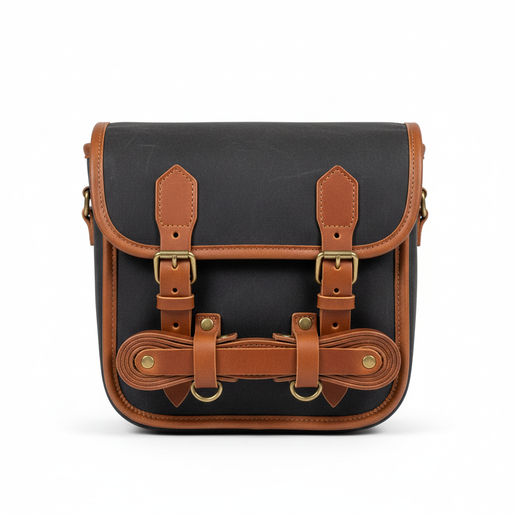 Custom Retro Mini Saddlebag – Front