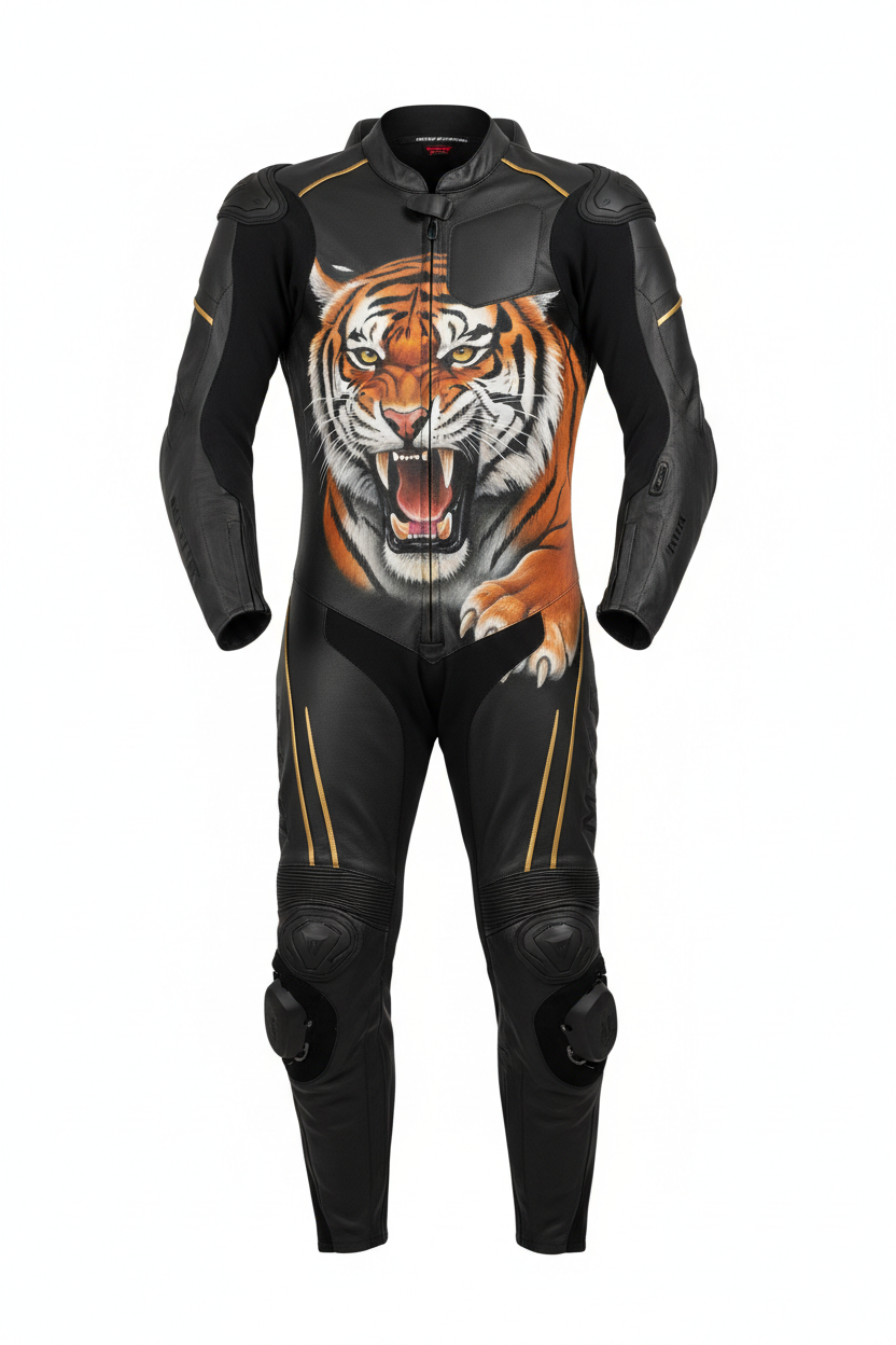 Signature Design Racing Suit Front View — MotorToWear