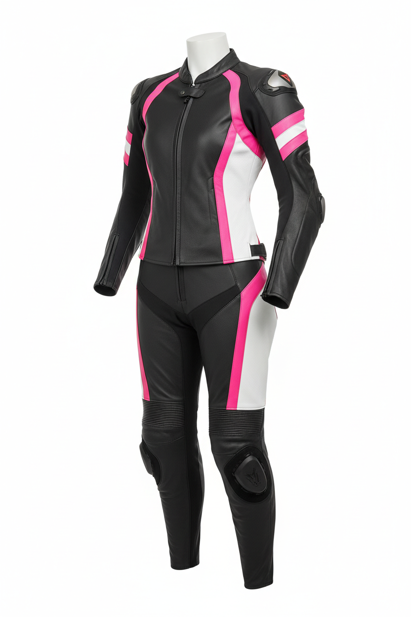 1. Front View – Women's Leather Suit