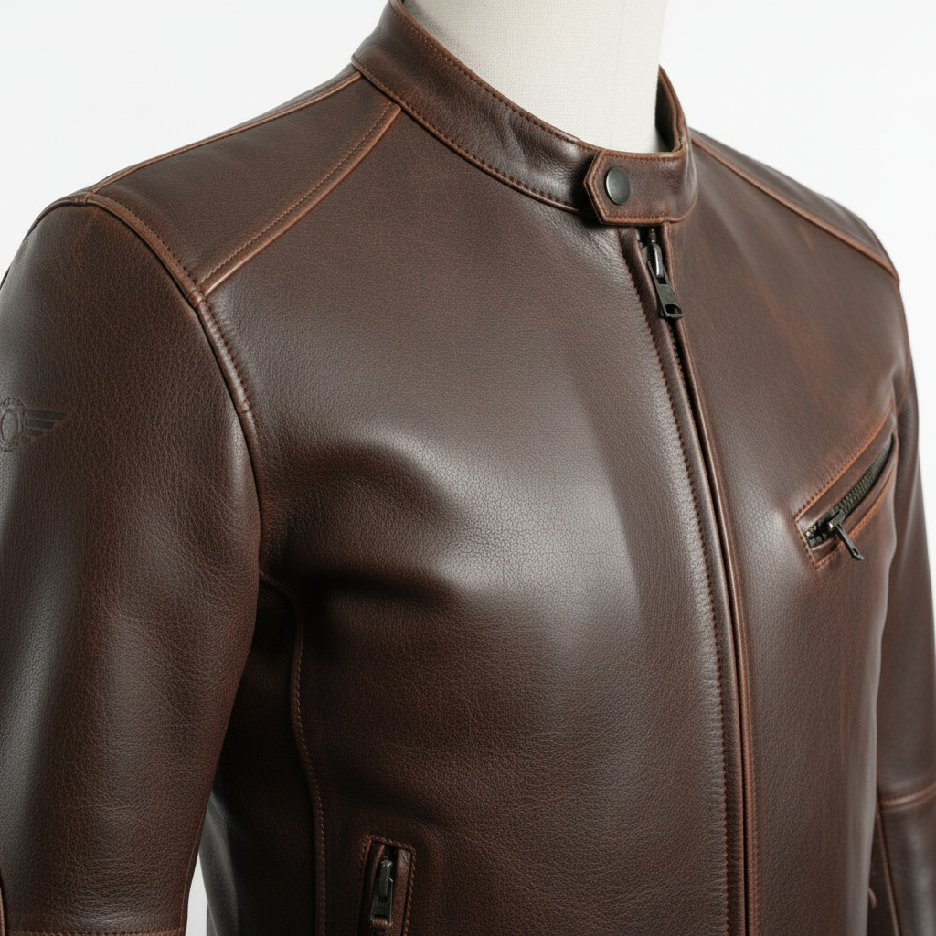 Close-up Leather & Stitching