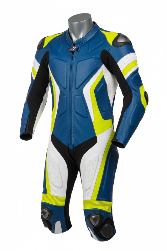 Custom Leather Race Suit – Front View