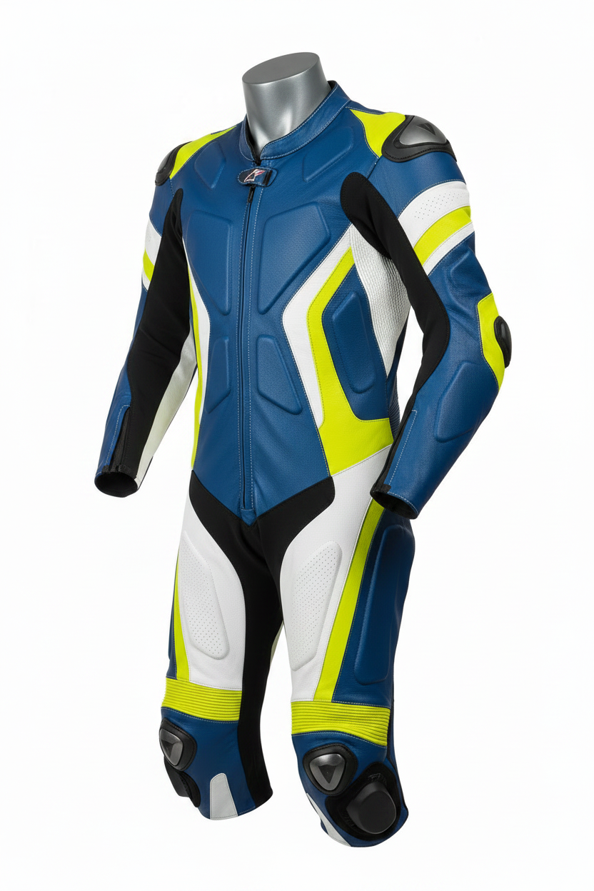 Custom Leather Race Suit – Right Side View