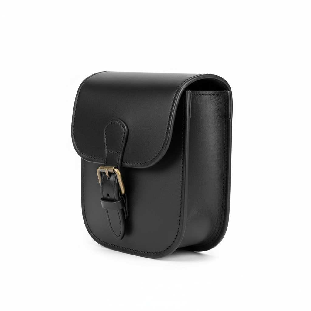 Custom Mini LX Saddlebag – 3/4 Front View