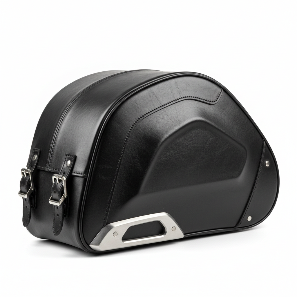 Custom Racer Saddlebag – 3/4 Front