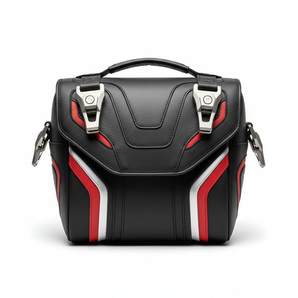 Custom Racer Sidekick Saddlebag – Front