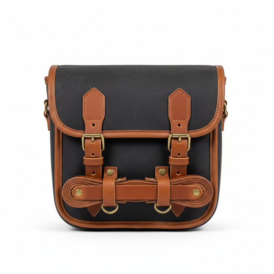 Custom Retro Mini Saddlebag – Front