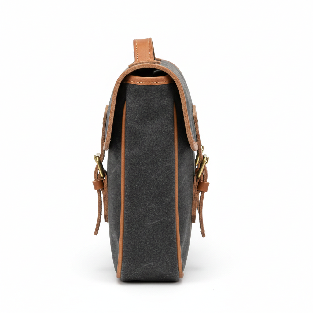 Custom Retro Mini Saddlebag – Side
