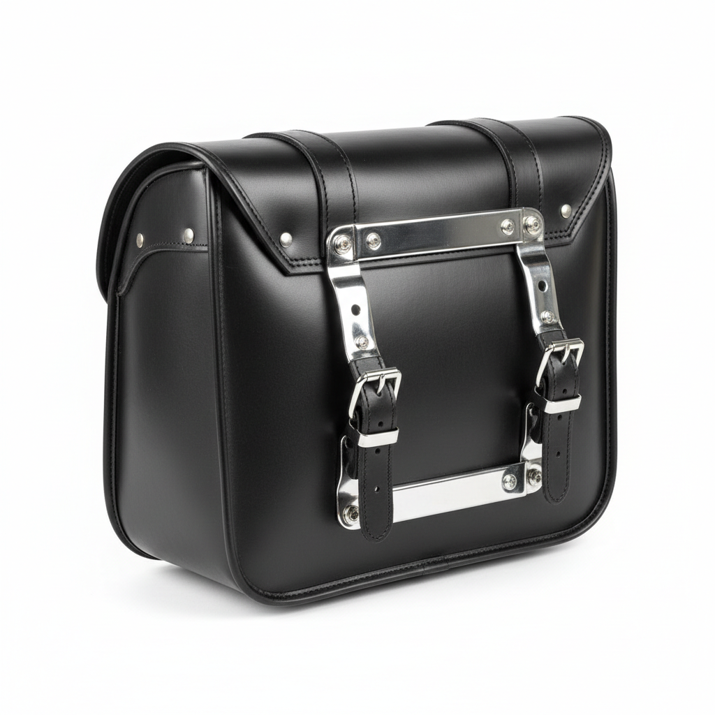 Custom Retro Super Saddlebag – 3/4 Back