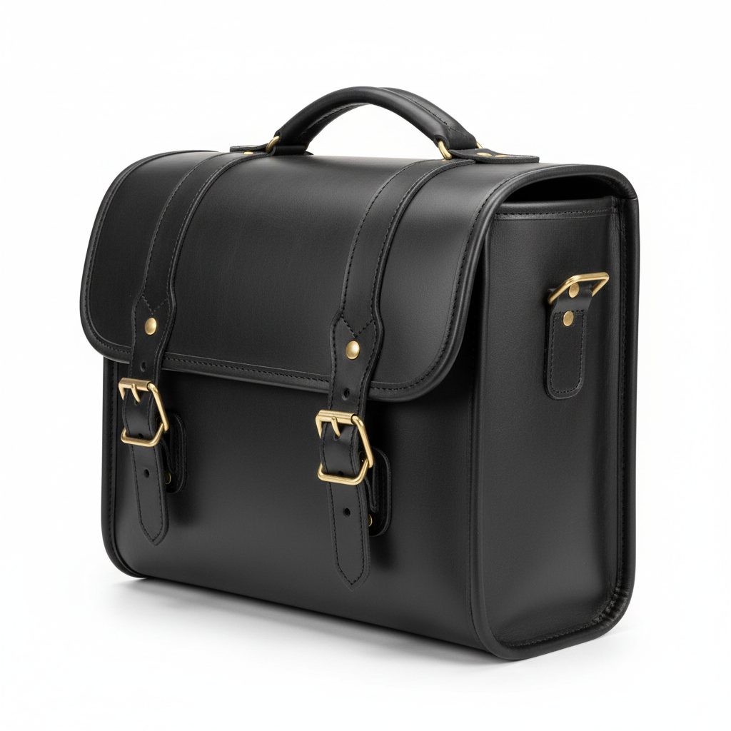 Custom Retro Super Saddlebag – 3/4 Front
