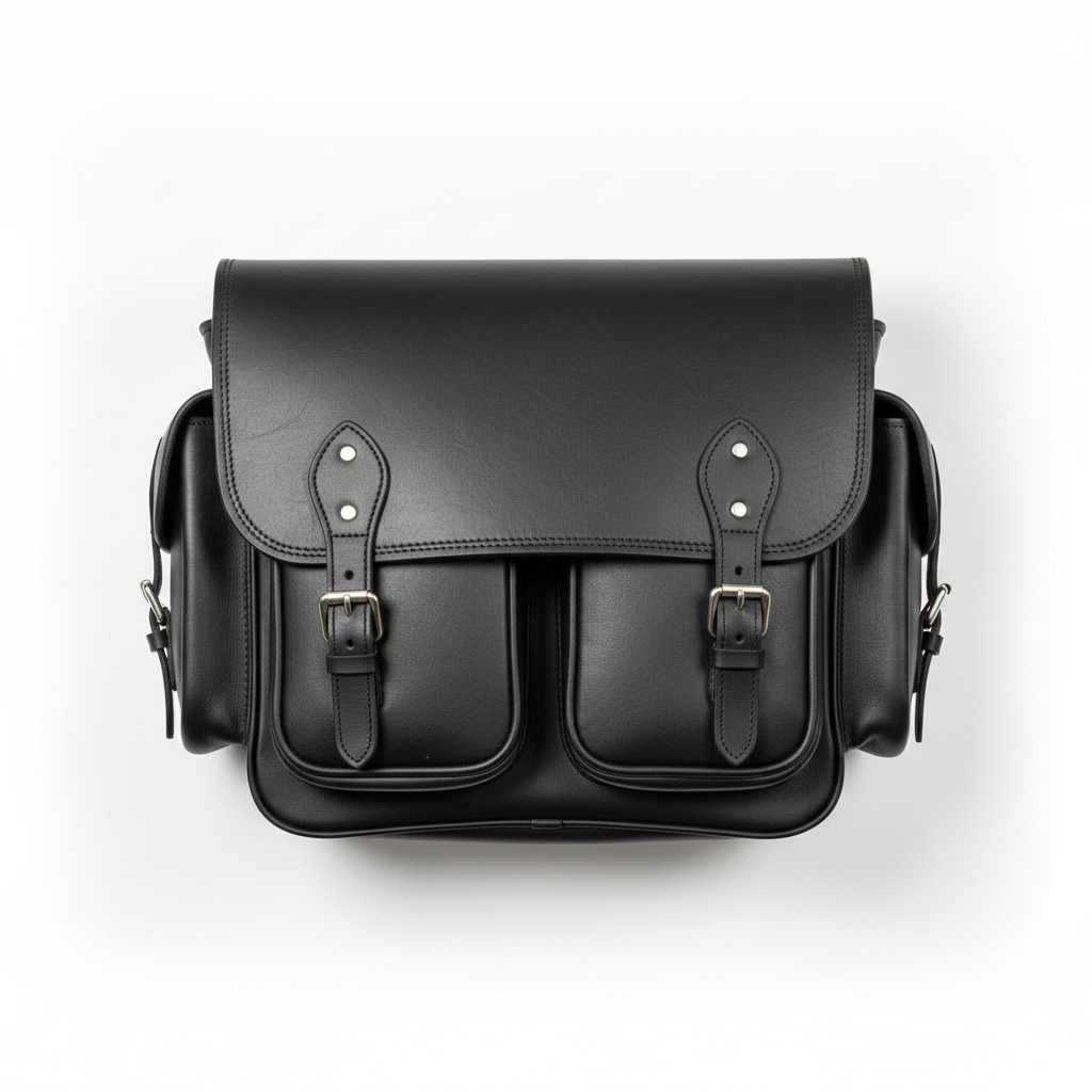 Custom Super Sidekick Saddlebag – Flat Lay