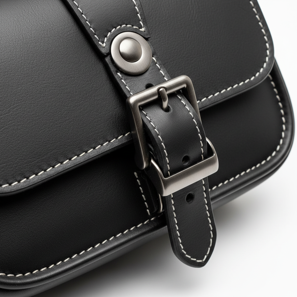 Custom Super Sidekick Saddlebag – Hardware Close-up