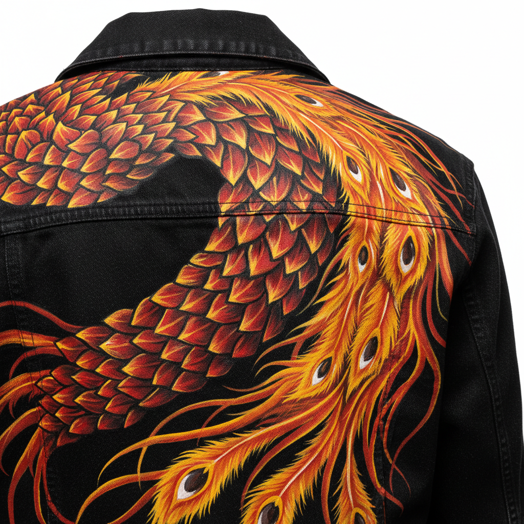 Detail — Dragon Scales & Phoenix Feathers