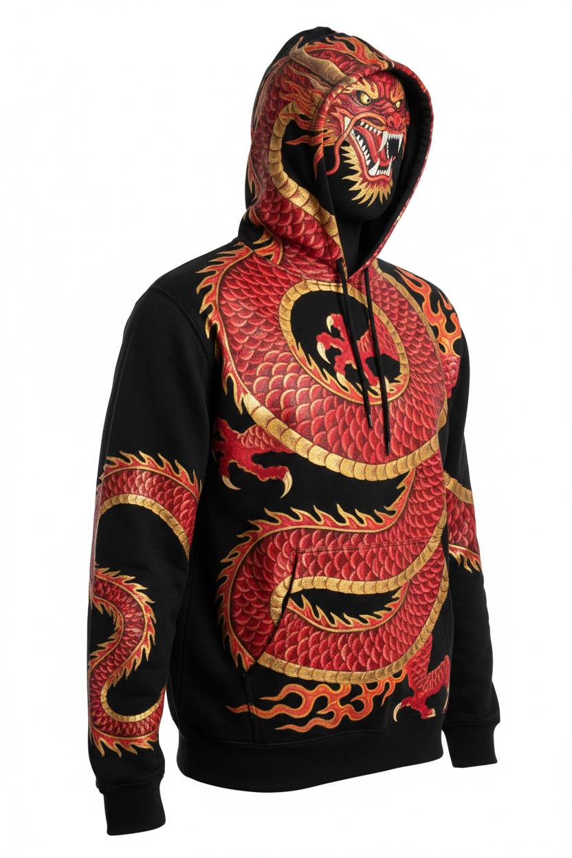 Detailed Hoodie 3/4