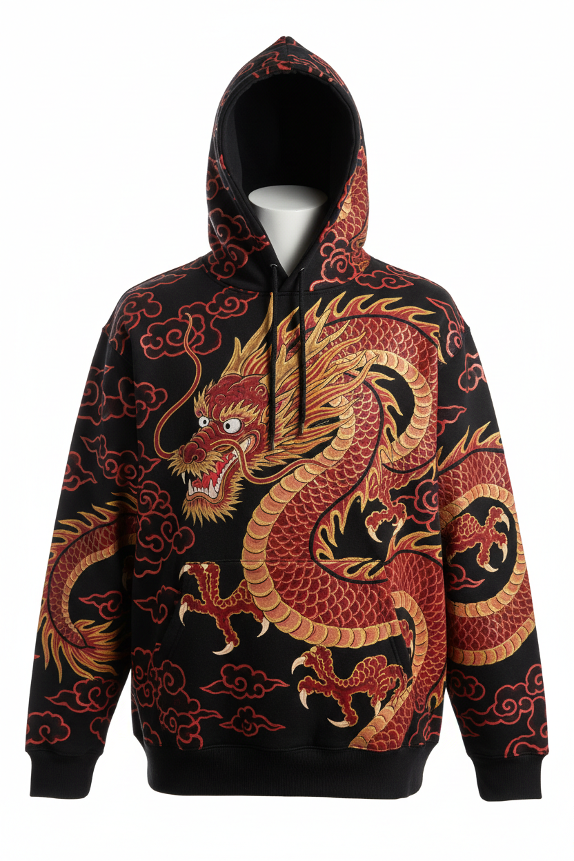 Detailed Hoodie Front