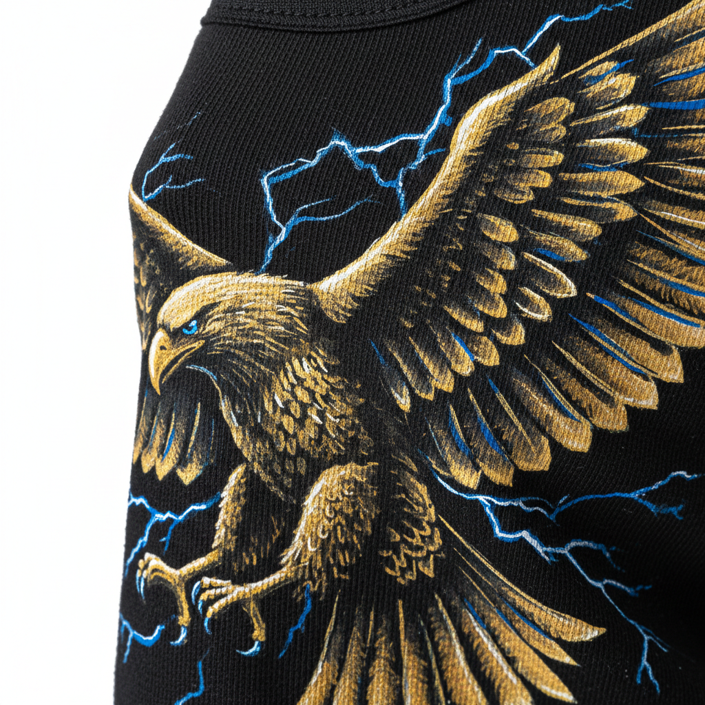 Eagle Balaclava Artwork Close-up