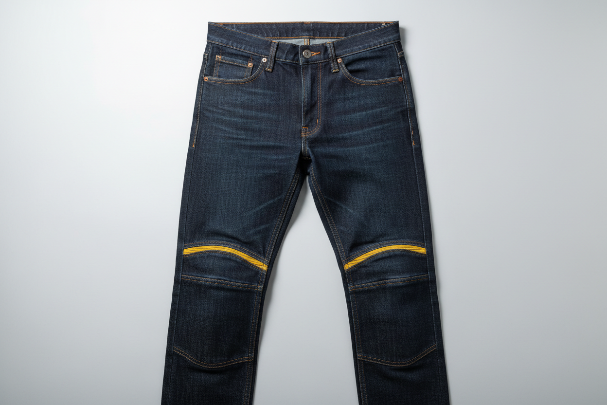 Flat Lay – Kevlar Riding Jeans