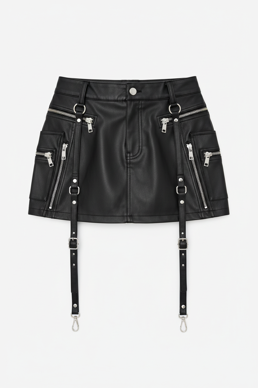 Garter Skirt Flat Lay