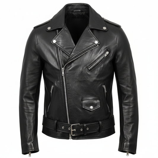 Men's Casual Nappa Leather Jacket | Ultra-Soft Luxury | Made to Measure