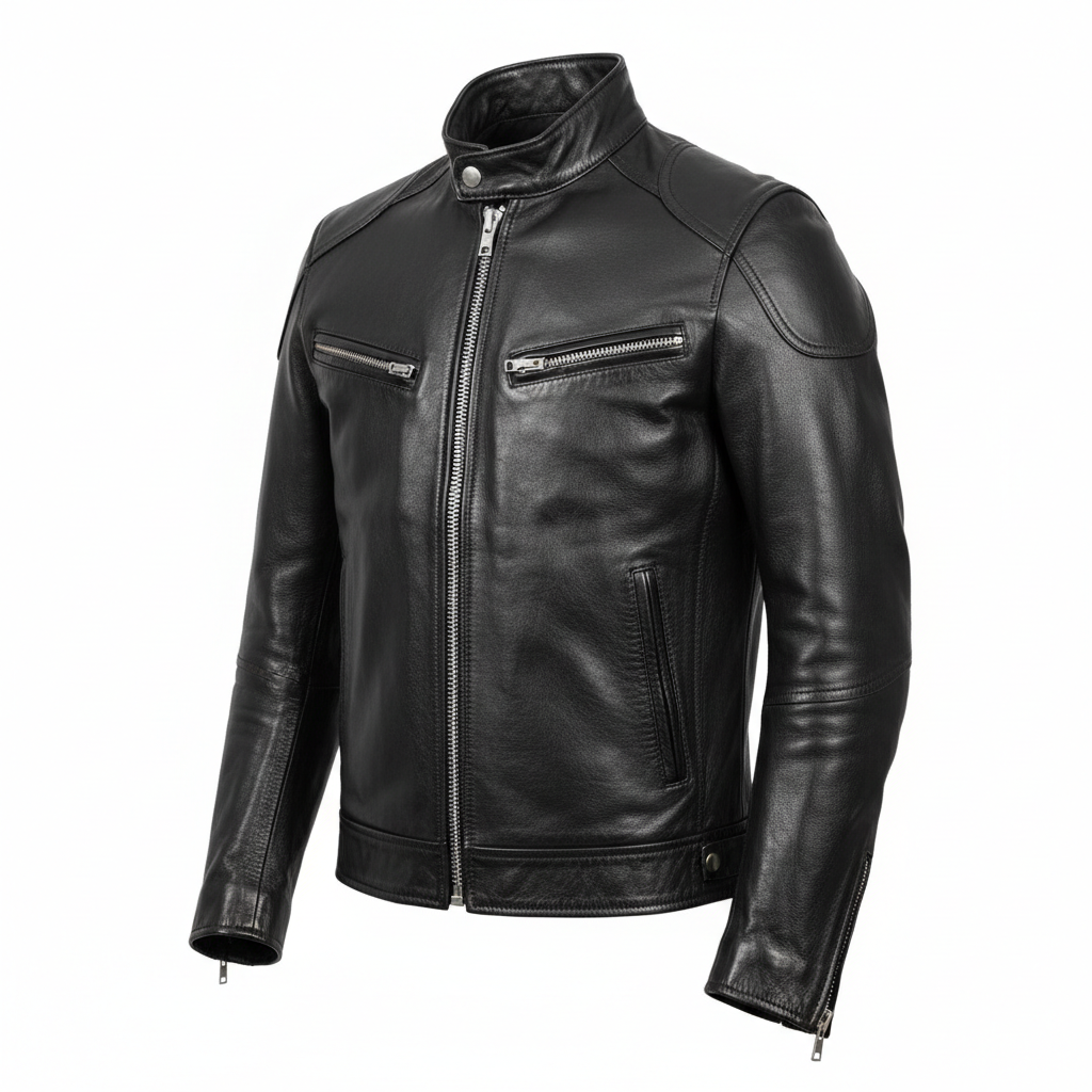 Men's Casual Leather Jacket | Choose Your Leather | Made to Measure