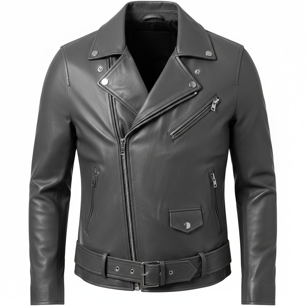 Men's Casual Premium Lambskin Leather Jacket | Soft Touch | Made to Measure