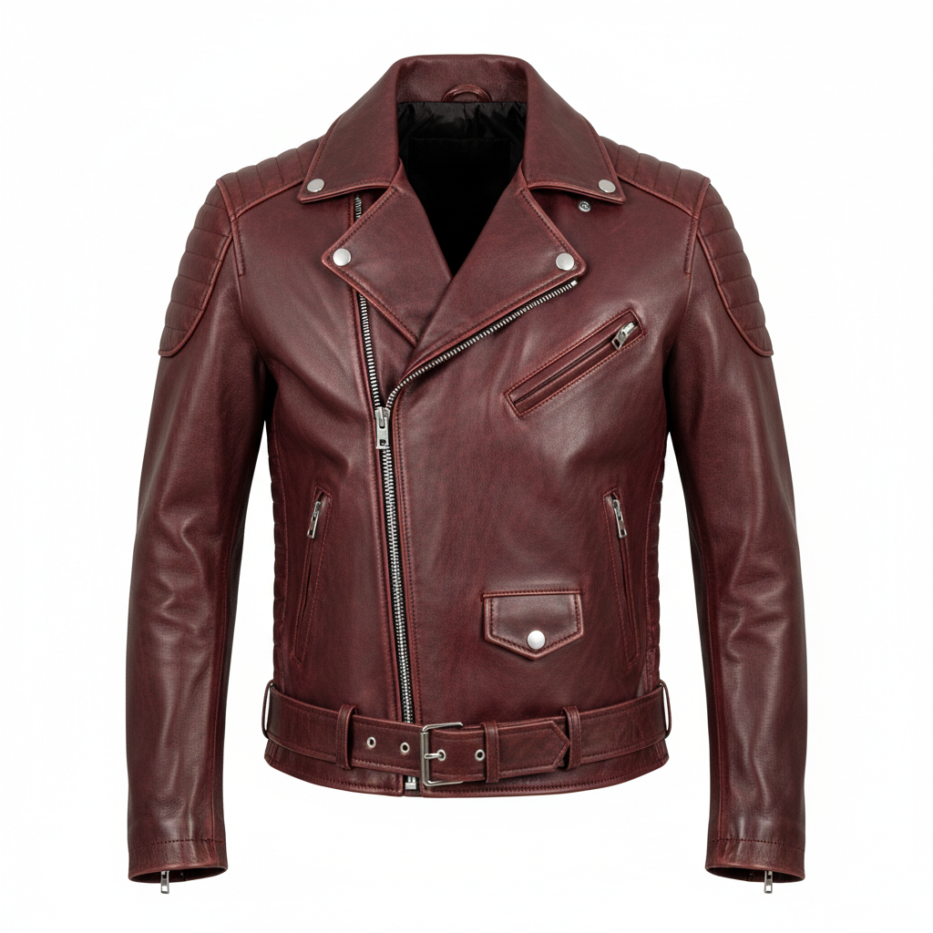 Men's Casual Buffalo Leather Jacket | Rugged Style | Made to Measure
