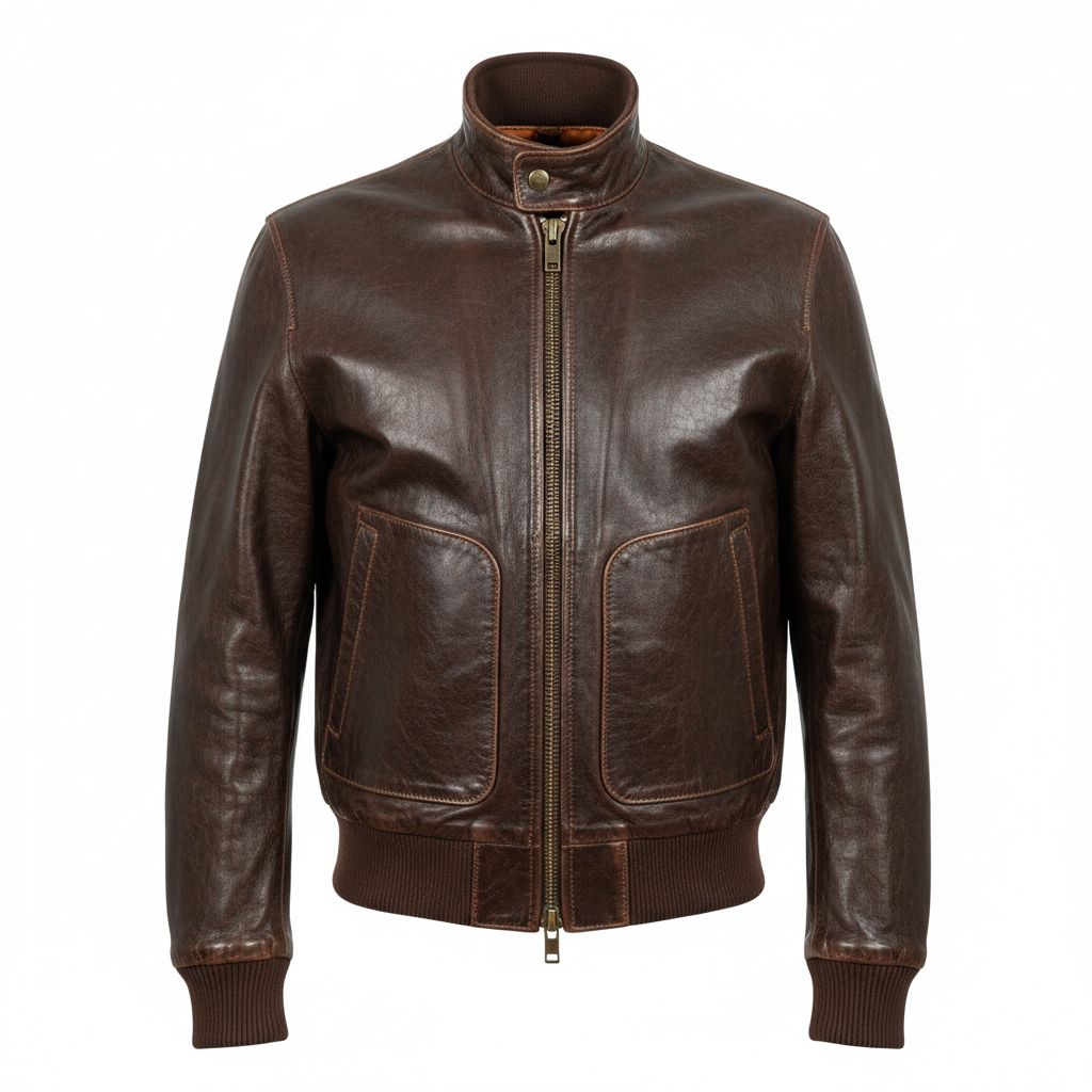 Men's Casual Leather Jacket | Choose Your Leather | Made to Measure