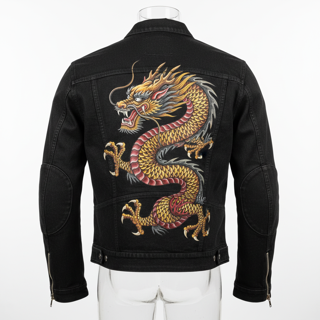 Gold Asian Dragon