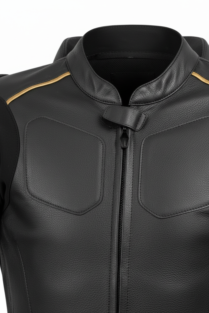 Collar and Chest Detail — MotorToWear