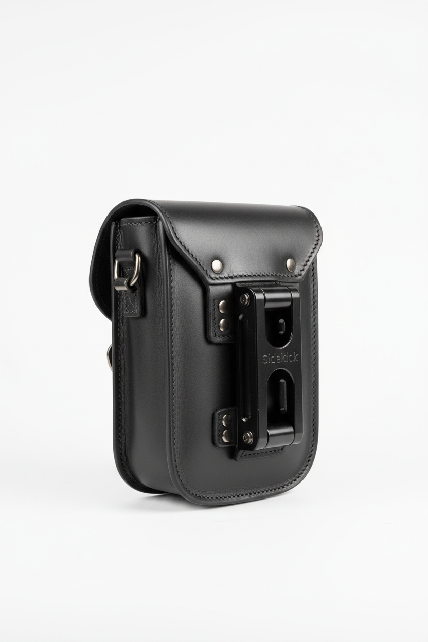 Custom Mini Sidekick Saddlebag - 3/4 Rear Angle