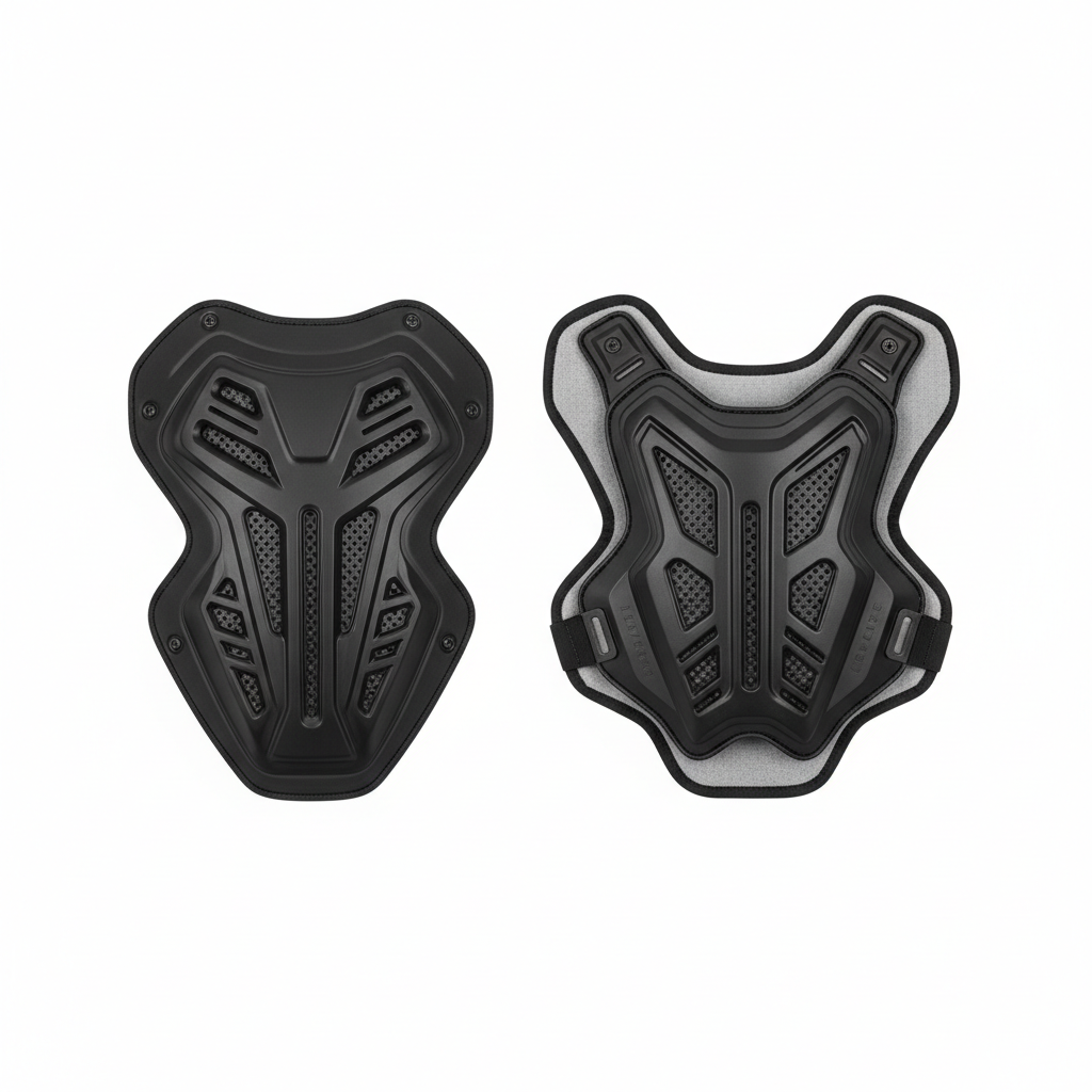CE Level 2 Back & Chest Protector Inserts - Flat Lay Overhead
