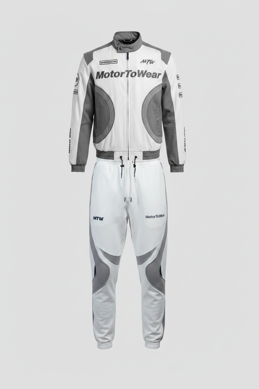 MotorToWear Racing Tracksuit Set Full Front View
