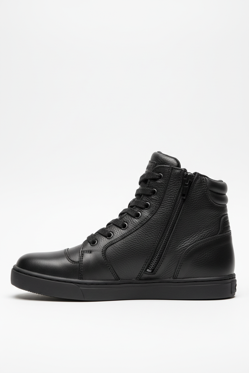 Custom Urban Motorcycle Sneaker Boots - Left Side Profile