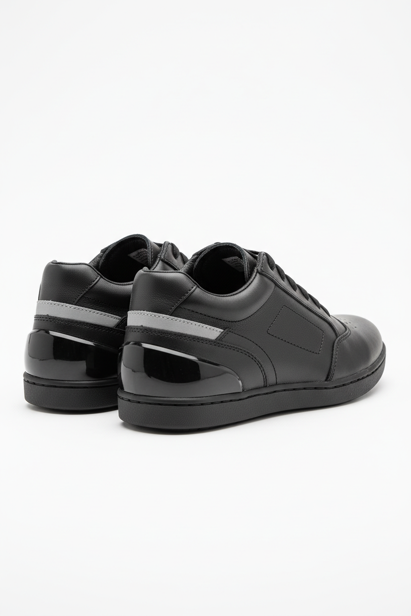 Custom Urban Motorcycle Riding Shoes - 3/4 Rear Angle