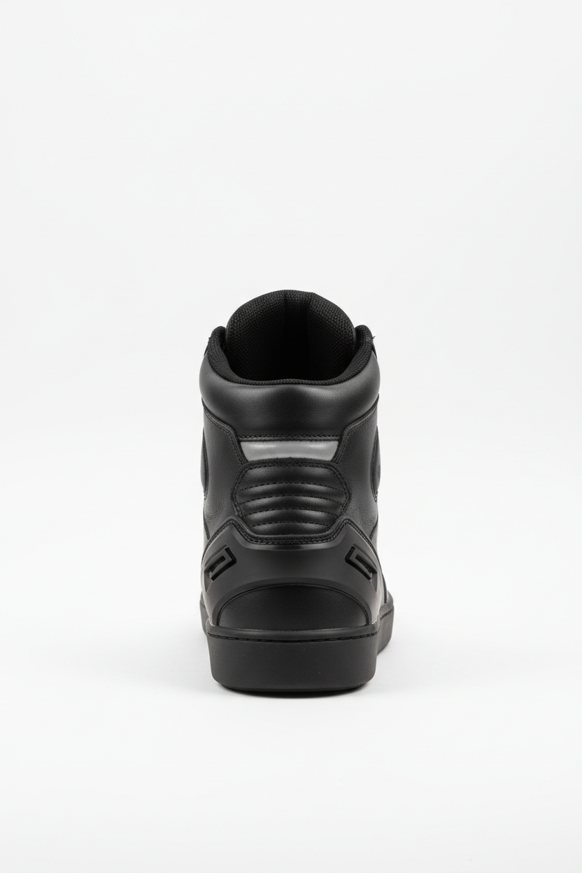Custom Urban Motorcycle Sneaker Boots - Full Back View