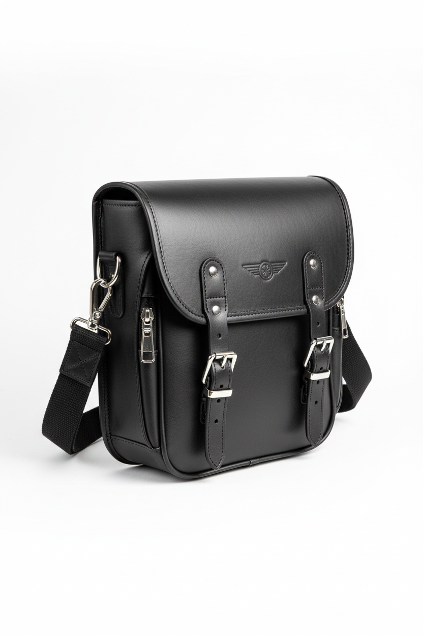 Custom Mini Sidekick Saddlebag - 3/4 Front Angle