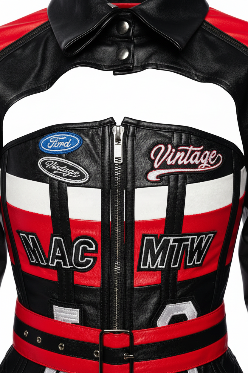 Racing Corset Detail Close-Up — MotorToWear