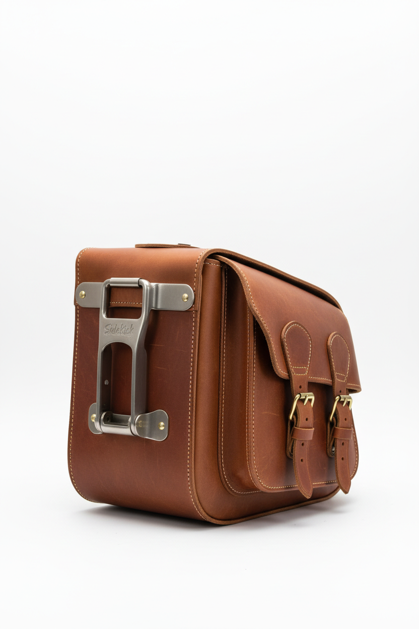 Custom Super Sidekick Saddlebag - 3/4 Rear Angle