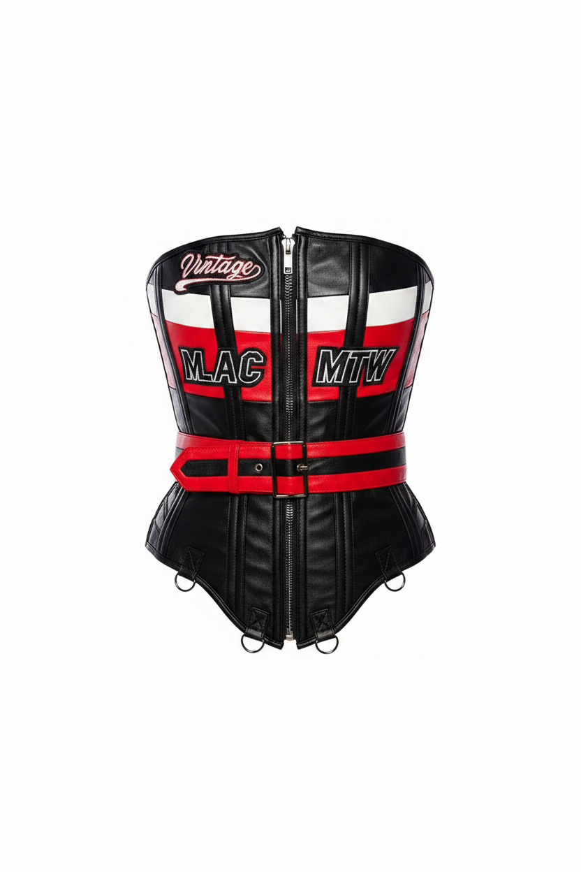 Racing Corset Flat Lay — MotorToWear