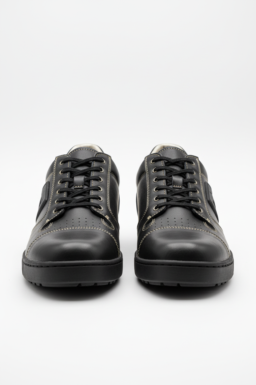 Custom Urban Motorcycle Riding Shoes - Full Front View