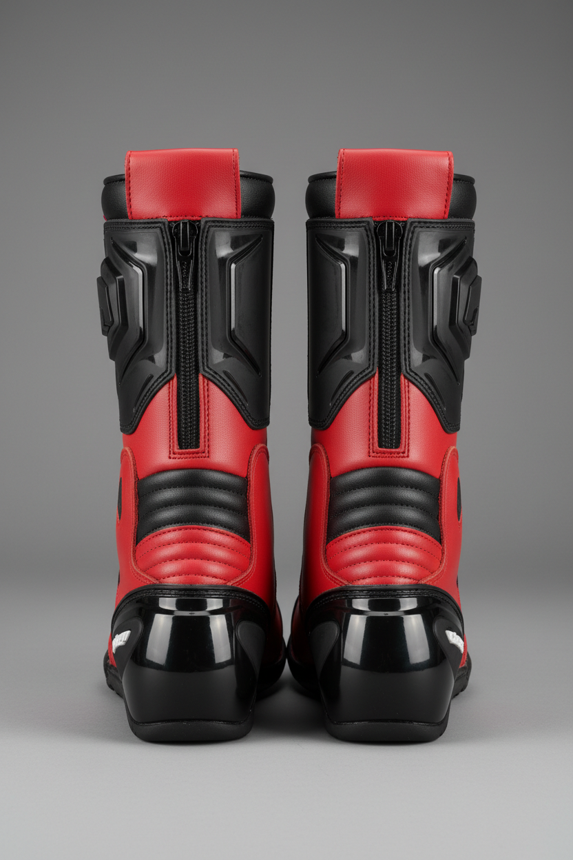 Motorcycle Boot – Full Rear View
