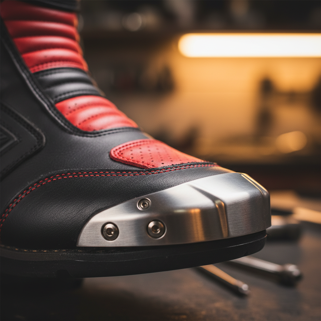Motorcycle Boot Toe Box – Protection Detail