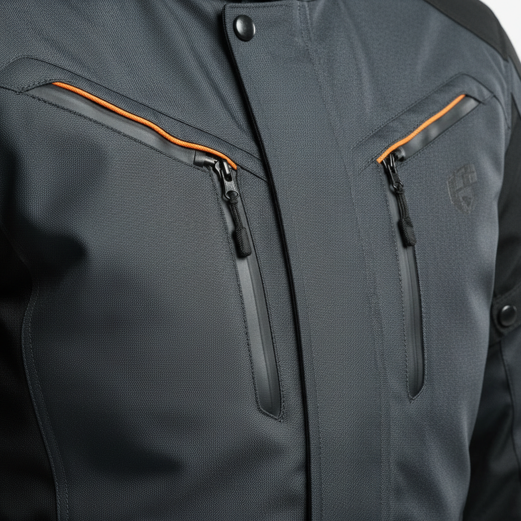 Textile Touring Jacket – Fabric Close-up