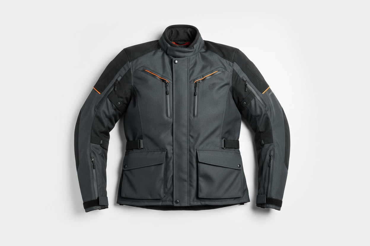 Textile Touring Jacket – Flat Lay