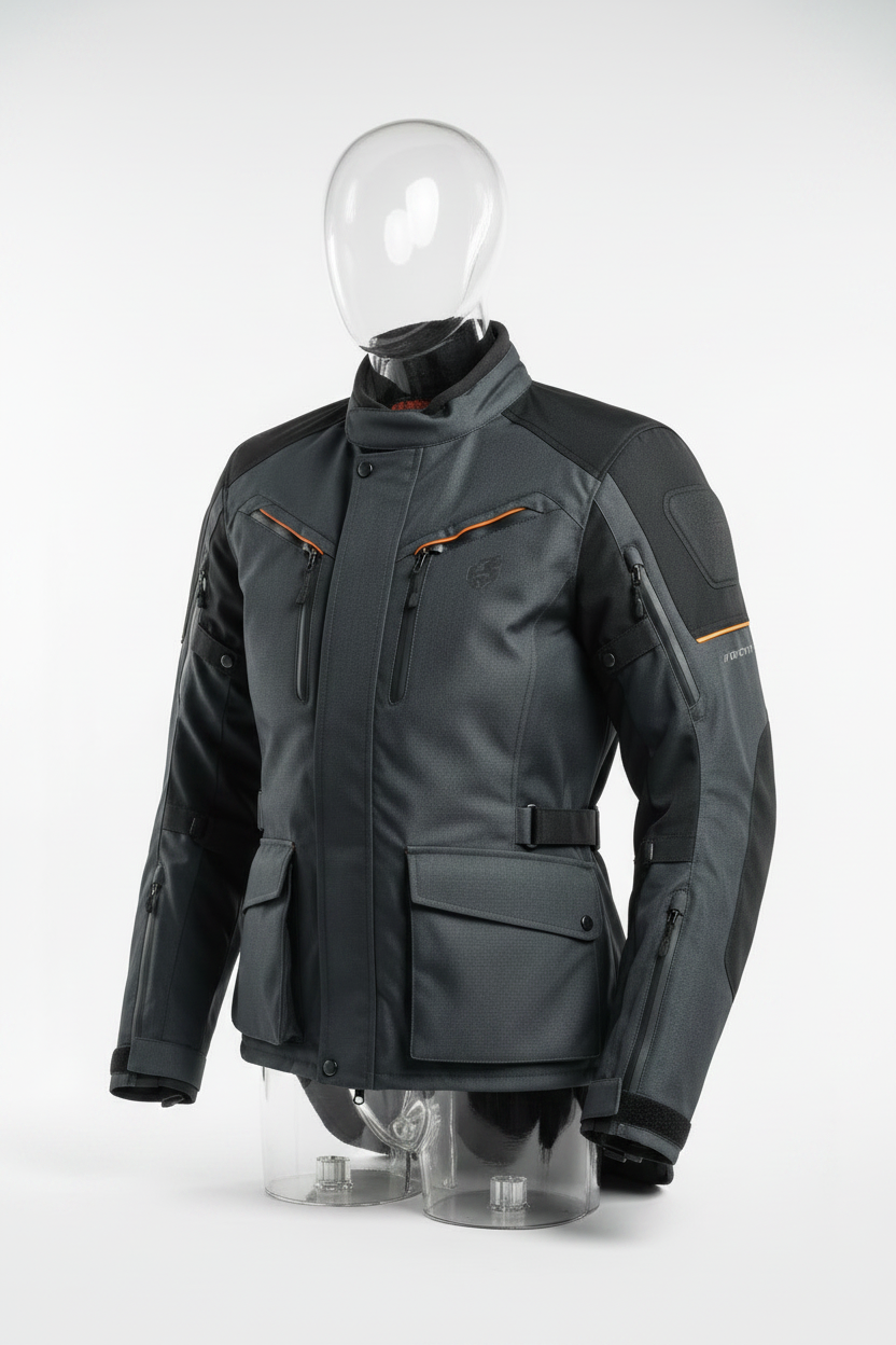 Textile Touring Jacket – Riding Pose