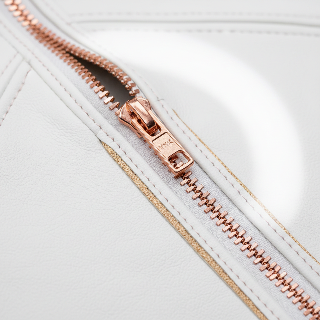 W2P Pearl White Zipper