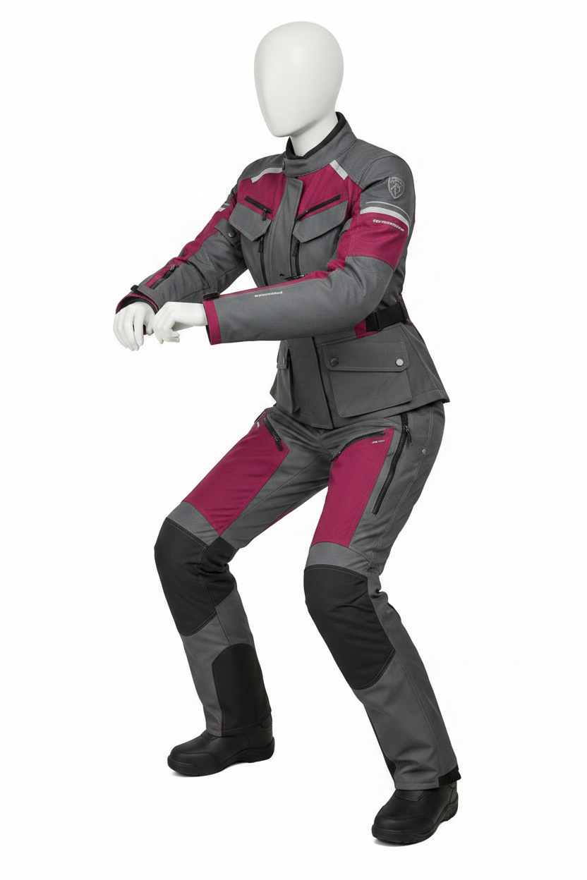 Women's Touring Suit – Riding Pose